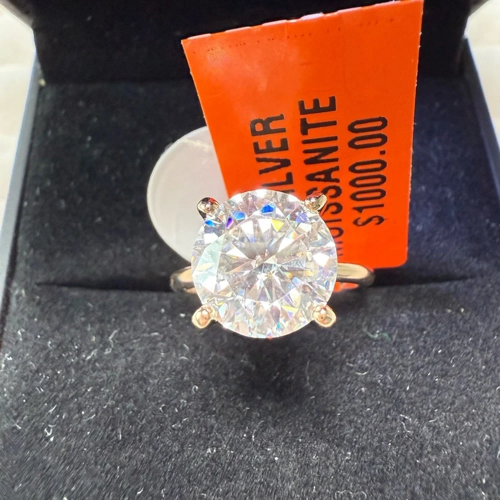 3 CTW Moissanite Solitaire Ring
